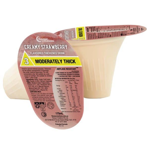 Creamy Strawberry Flavoured Thickened Drink - Image 3