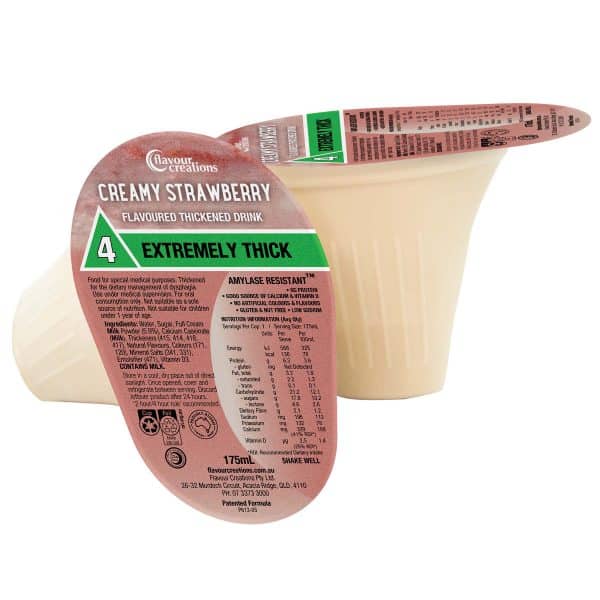 Creamy Strawberry Flavoured Thickened Drink - Image 4