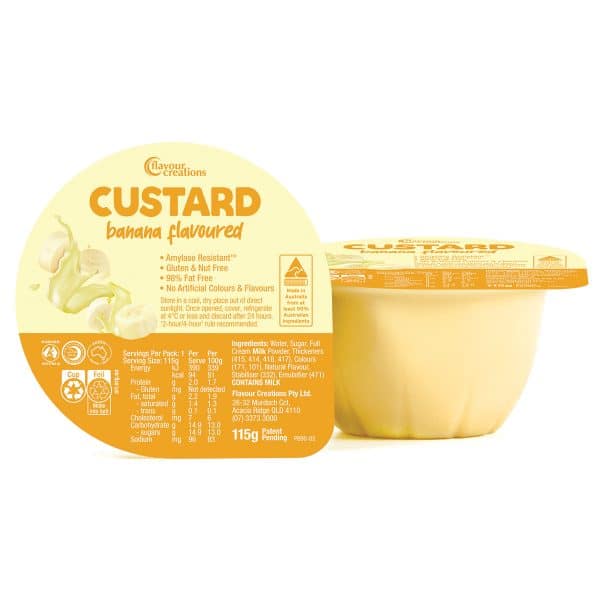 Banana Flavoured Custard