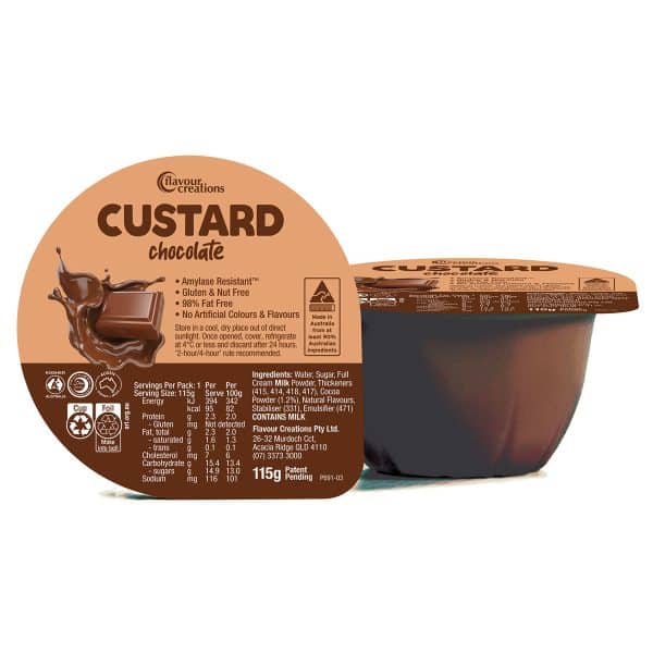 Flavour Creations Custard Chocolate