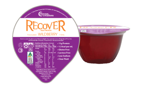 Recover Wildberry - Malnutrition and Sarcopenia - Flavour Creations