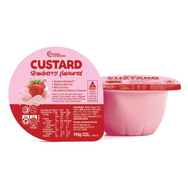 Flavour Creations Custard Strawberry Flavoured