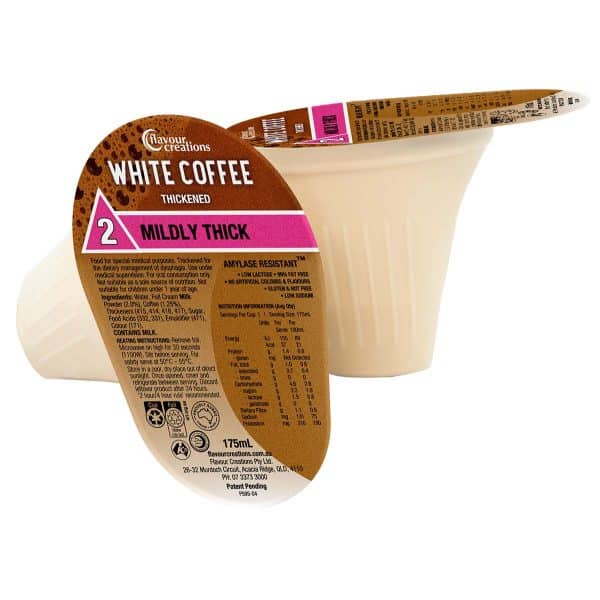Flavour Creations White Coffee Thickened Drink Level 2