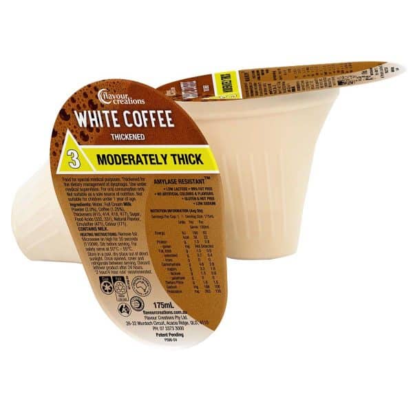Flavour Creations White Coffee Thickened Drink Level 3
