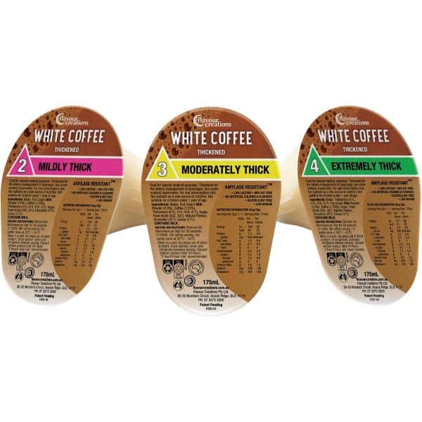 Flavour Creations White Coffee Thickened Drinks