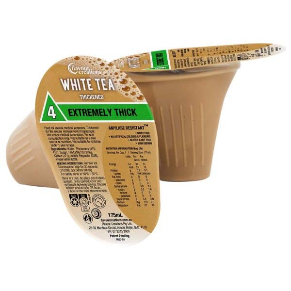 Flavour Creations White Tea Thickened Drink Level 4