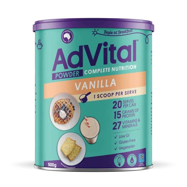 AdVital Webite3 scaled - AdVital Nutritionally Complete Vanilla Powder - Flavour Creations