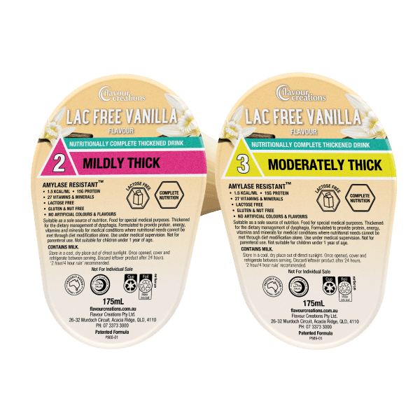 Lactose Free Vanilla Thickened Supplement