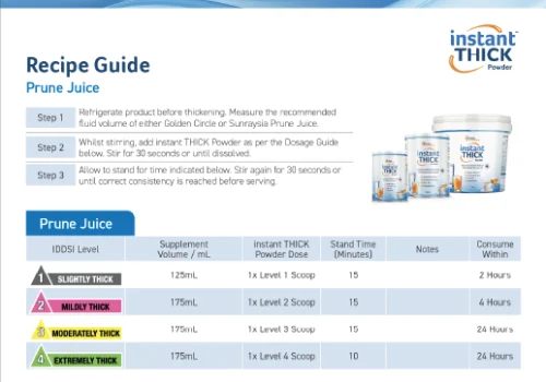 instant THICK Powder Recipe Guide – Prune Juice Thumbnail